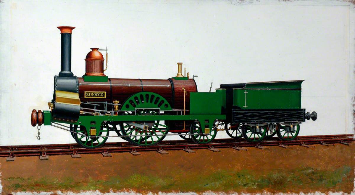 Grand Junction Railway 2–2–2 Locomotive 'Sirocco'