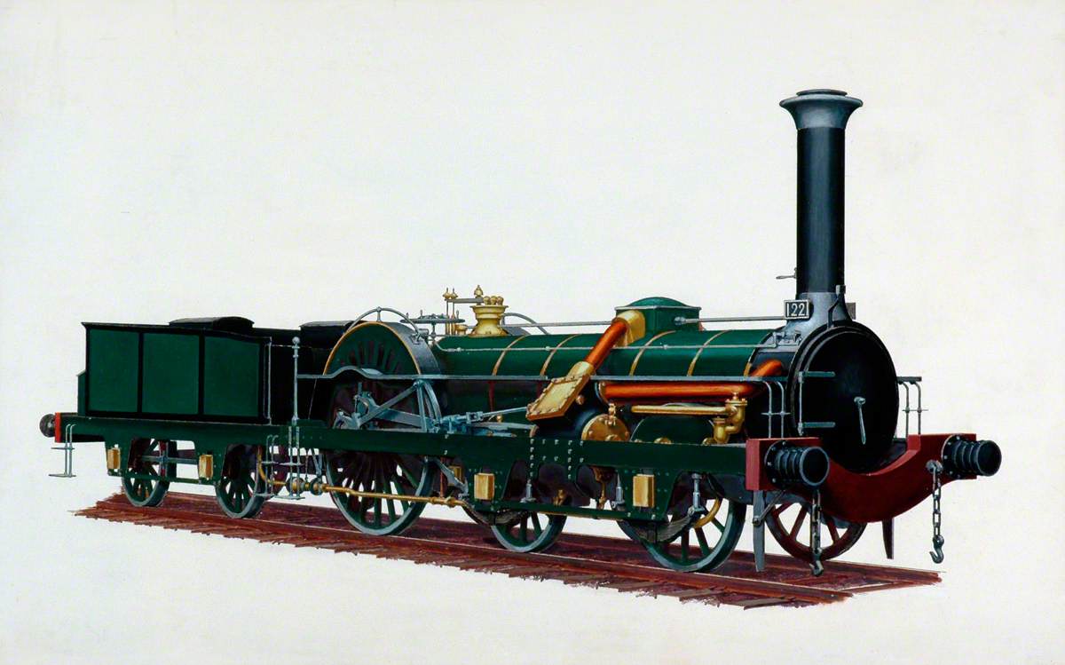 Northern Railway of France 4–2–0 Locomotive No. 122