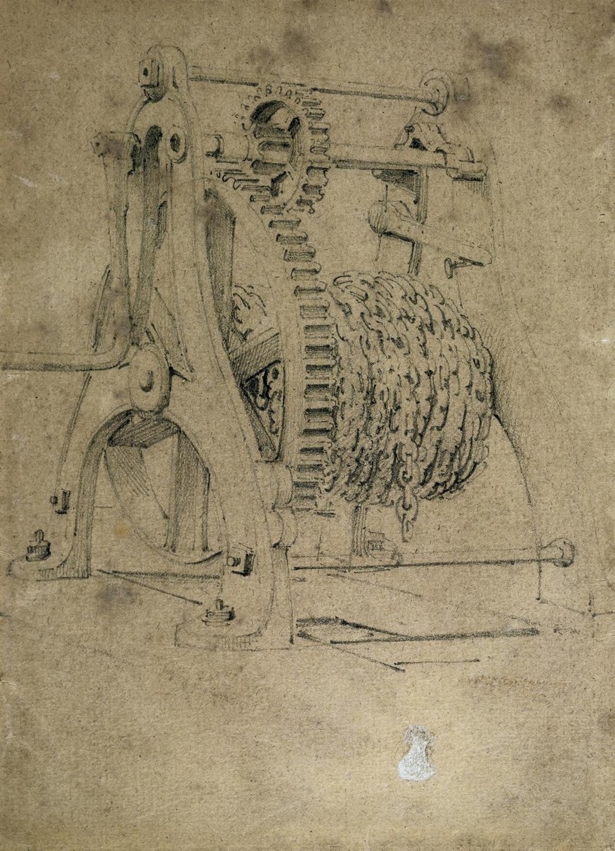 Winch or 'Crab' mechanism for winding chains