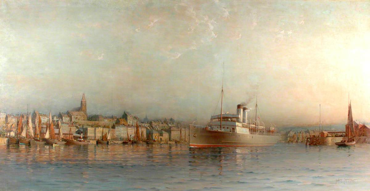 SS 'Victoria' Leaving Boulogne (South Eastern and Chatham Railway)