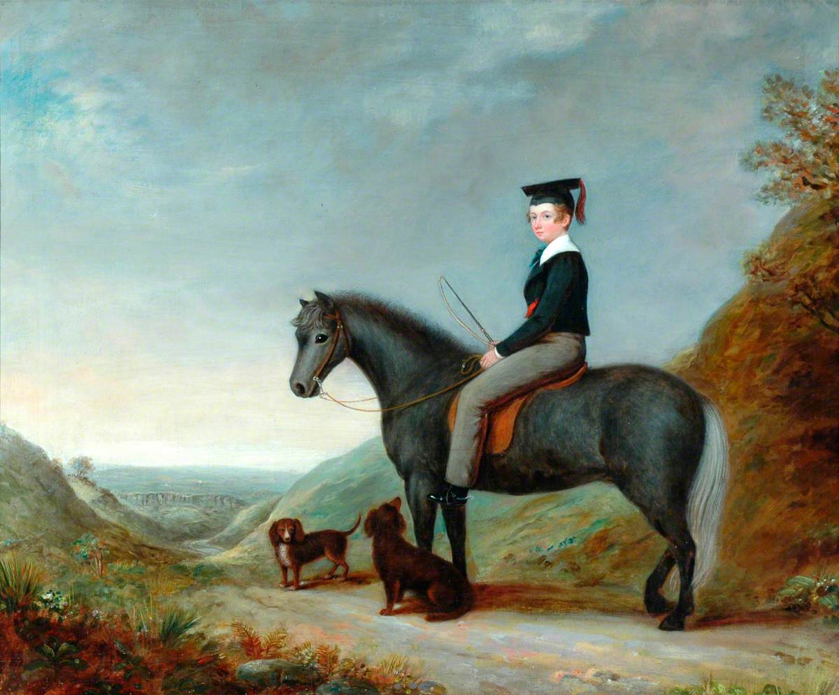 Robert Shelton on Horseback