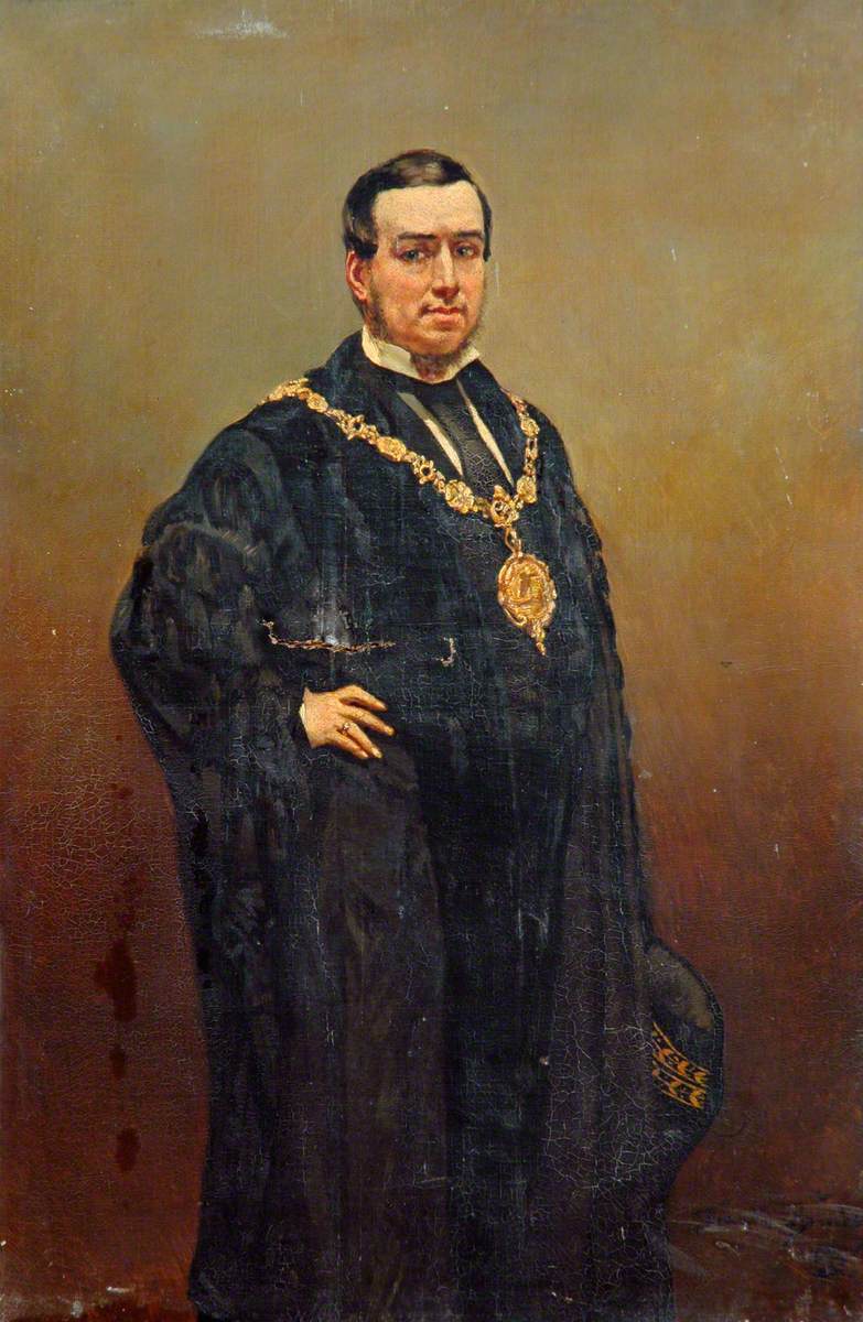 John Hart in Mayoral Robes