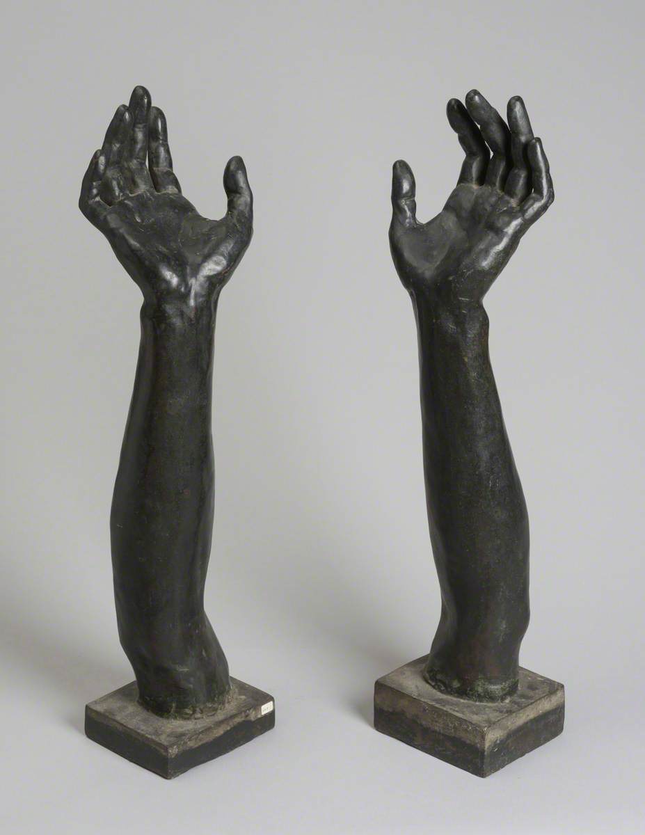Pair of Bronze Arms