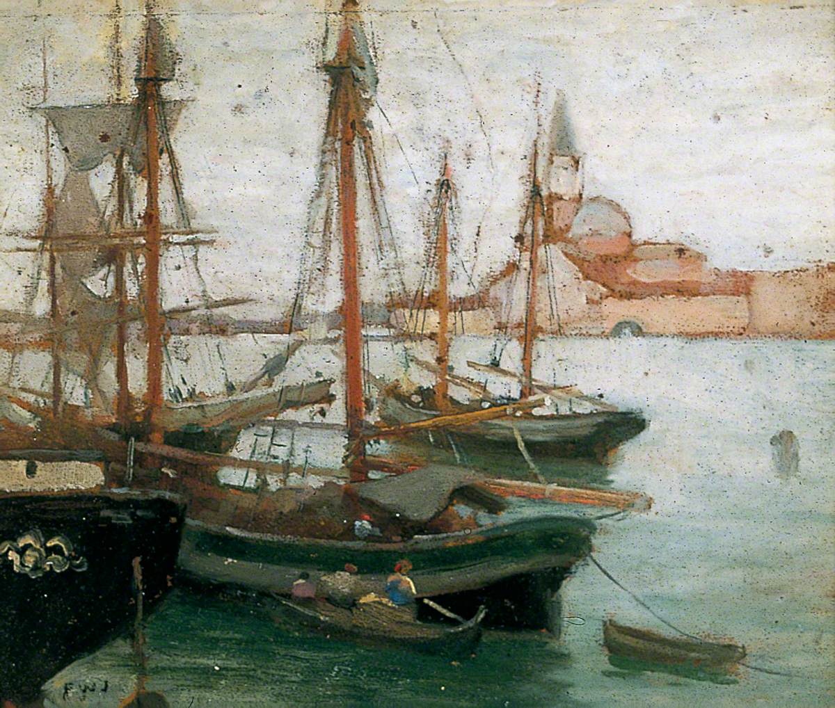 Ships in Venice