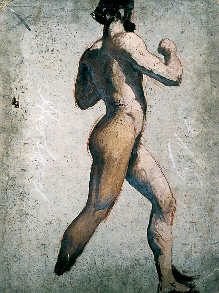 Male Nude Walking