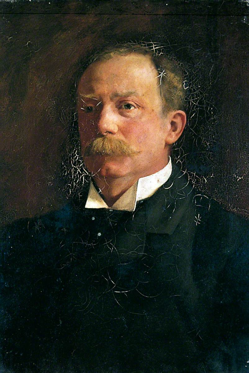 Portrait of an Unknown Elderly Man with Moustache