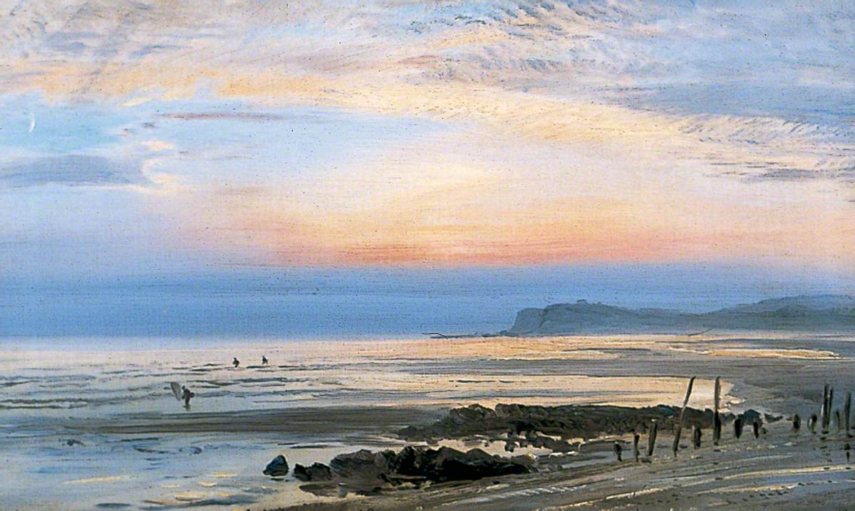 Coastal Scene with Shrimpers