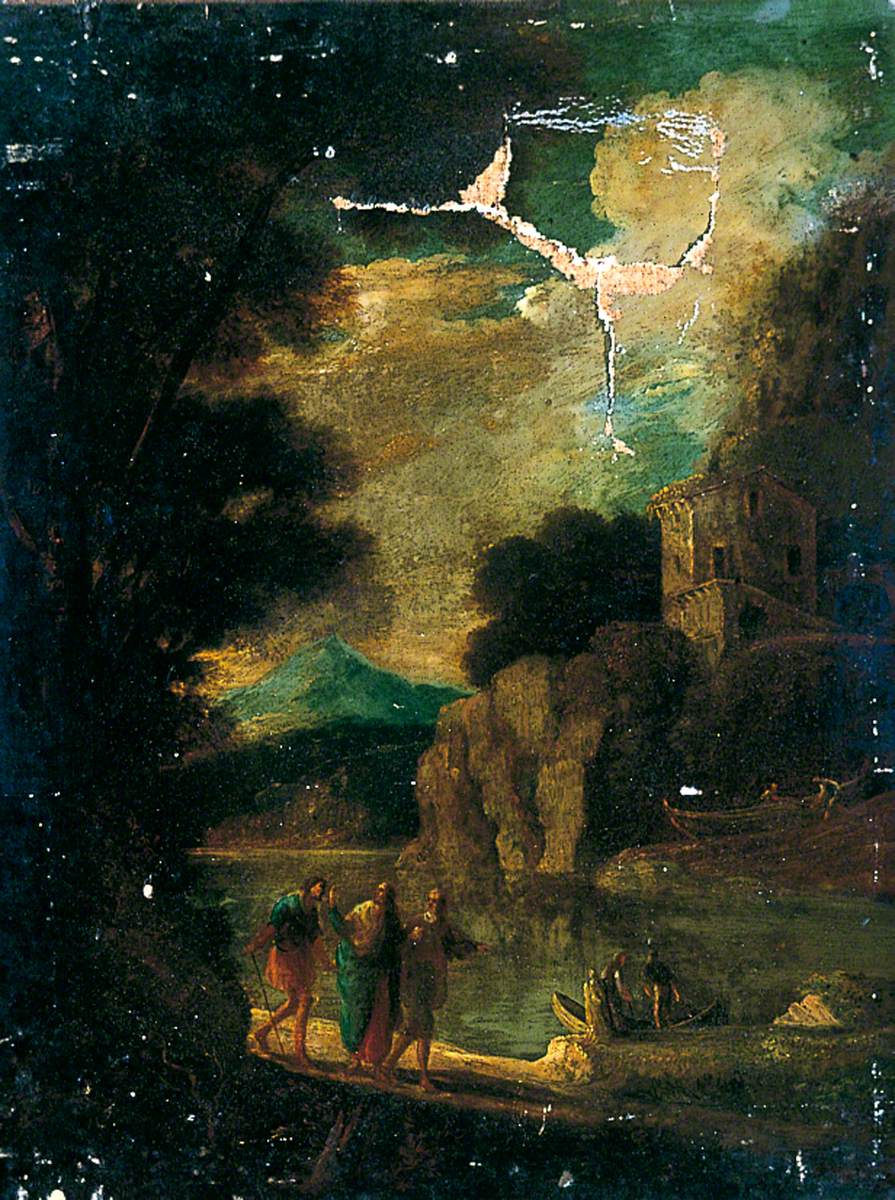 Christ and the Disciples on the Road to Emmaus