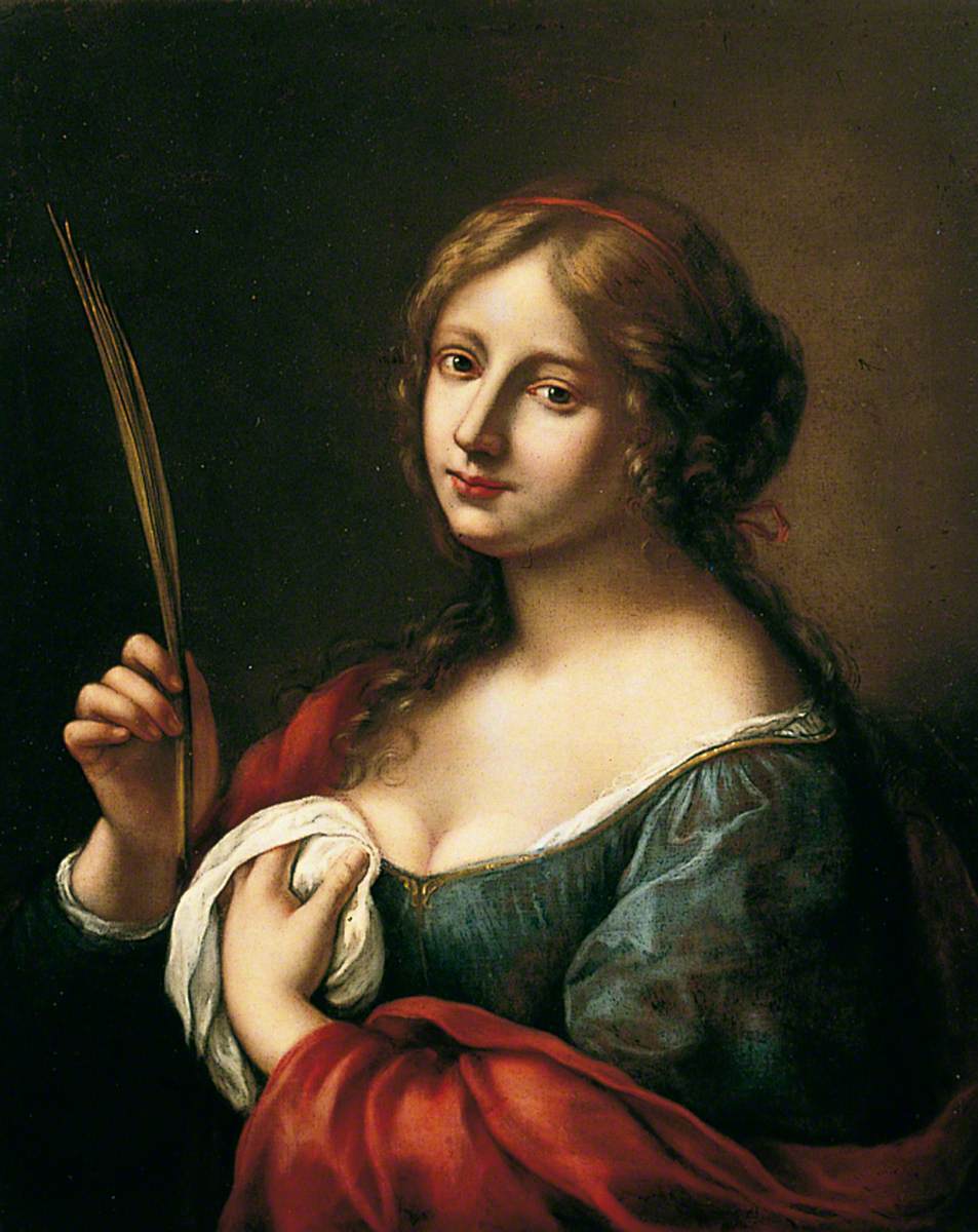 Portrait of a Young Lady Holding a Quill