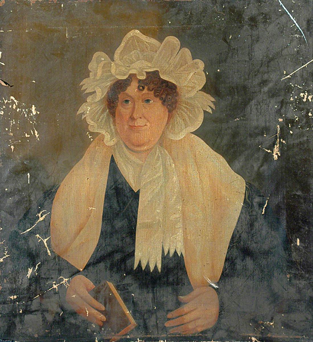 Portrait of an Unknown Woman Holding a Book