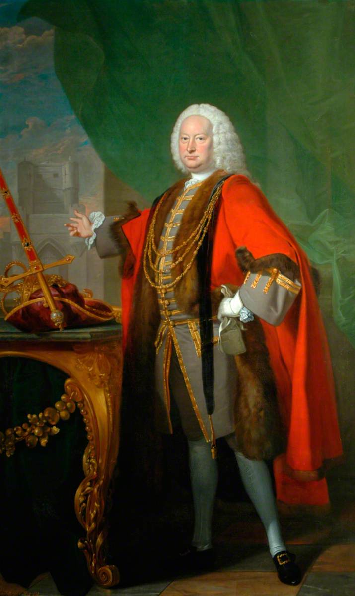 George Fox-Lane, Lord Bingley, as Lord Mayor of York in 1757