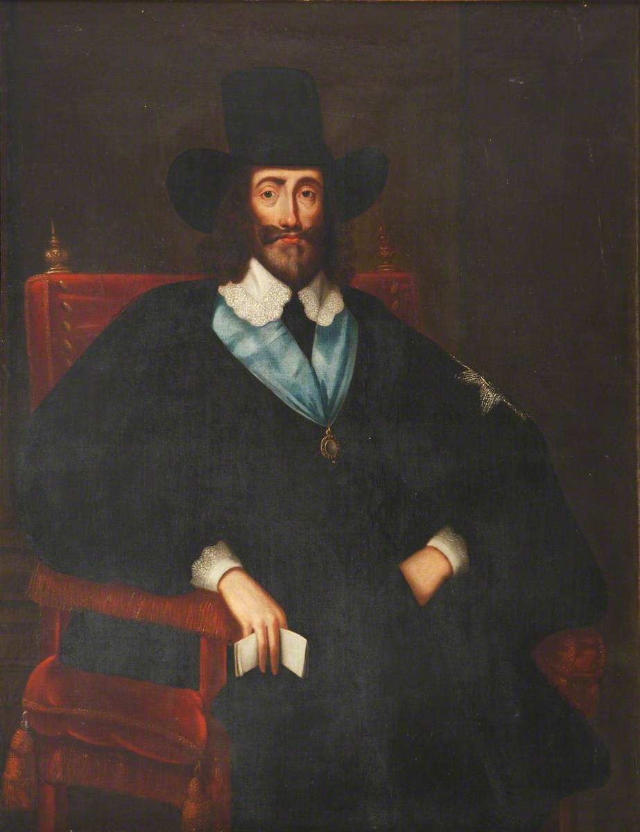 Charles I as He Sat at His Trial in Westminster Hall