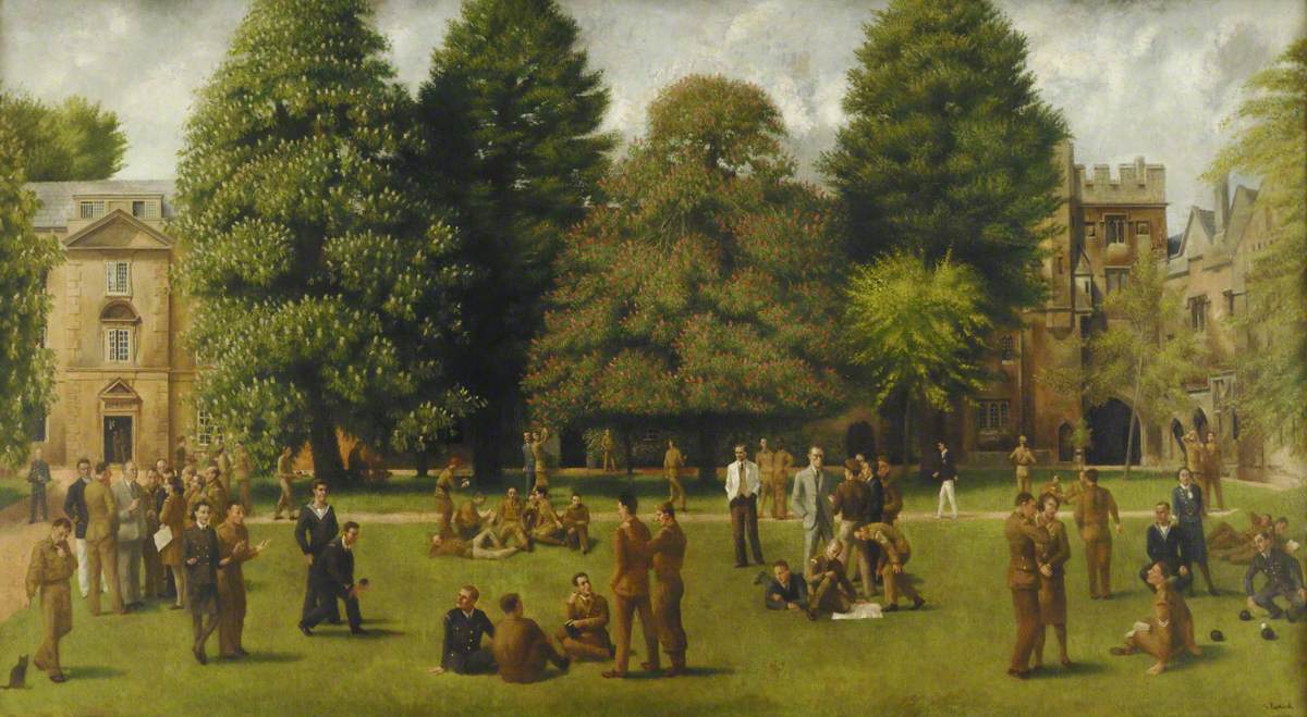 Troops at Balliol, Second World War