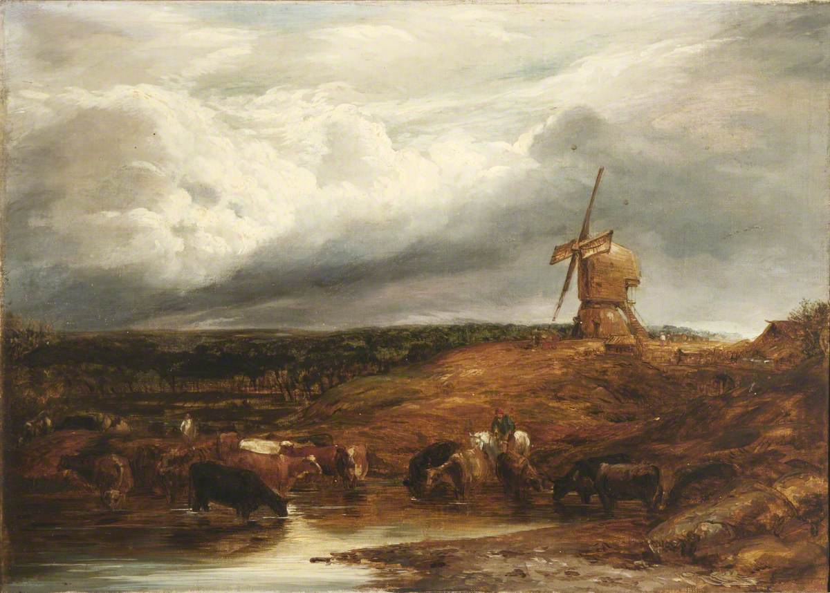 Landscape with Windmill