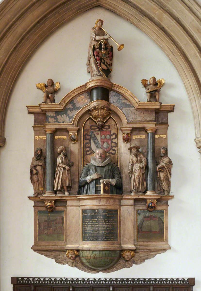 Tomb of Henry Savile (d.1622), with Philosophers, Fame and Angels