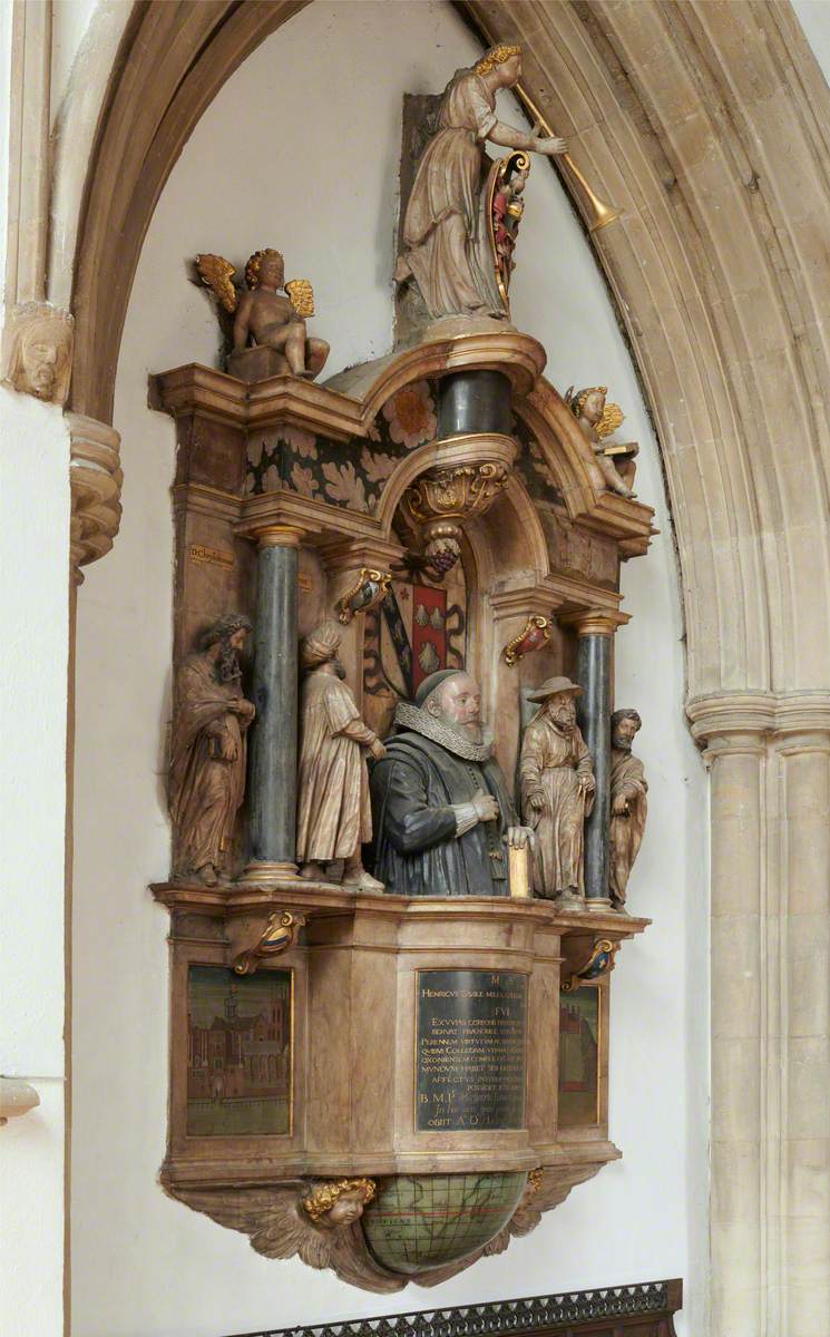 Tomb of Henry Savile (d.1622), with Philosophers, Fame and Angels