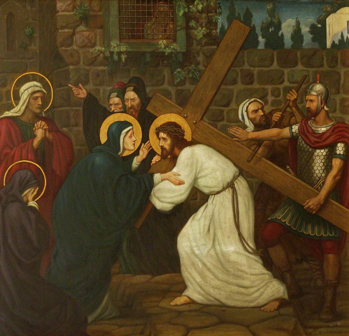 Jesus Meets His Mother