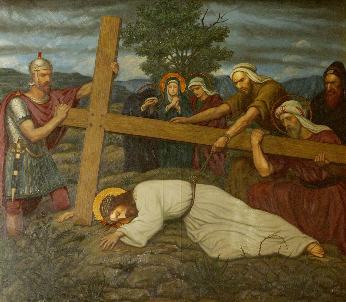 Jesus Falls The Third Time Art Uk