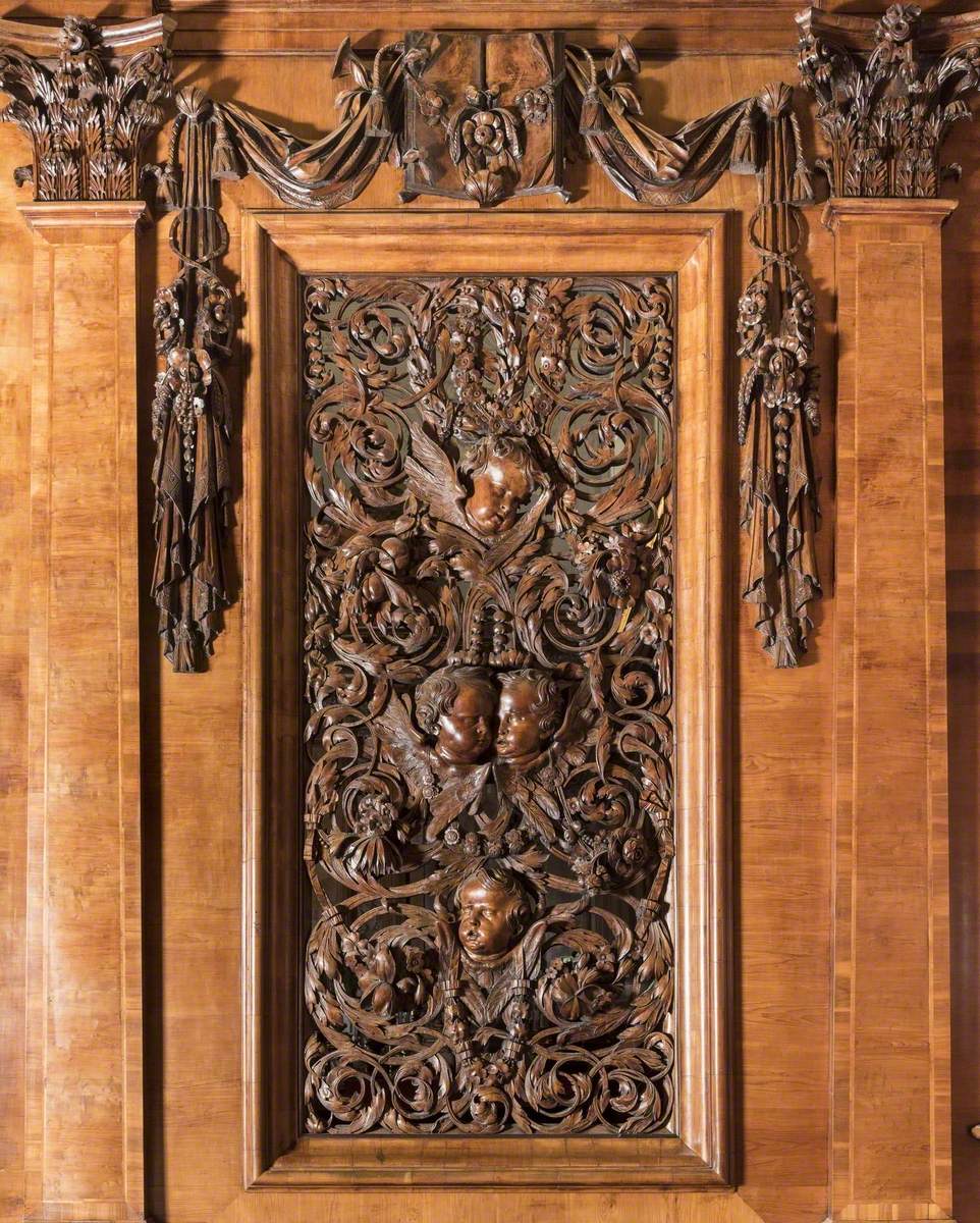 Screen with Cherubs