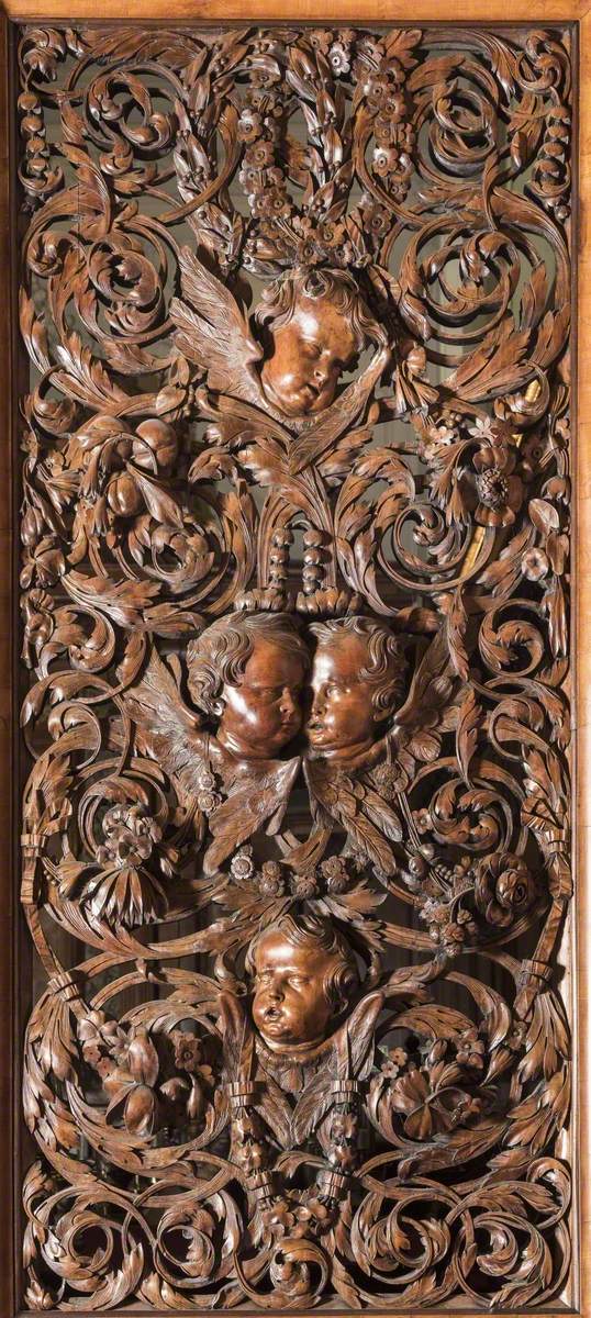 Screen with Cherubs