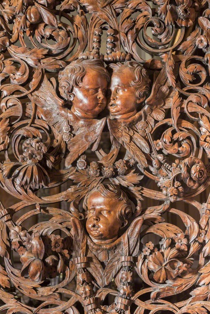 Screen with Cherubs