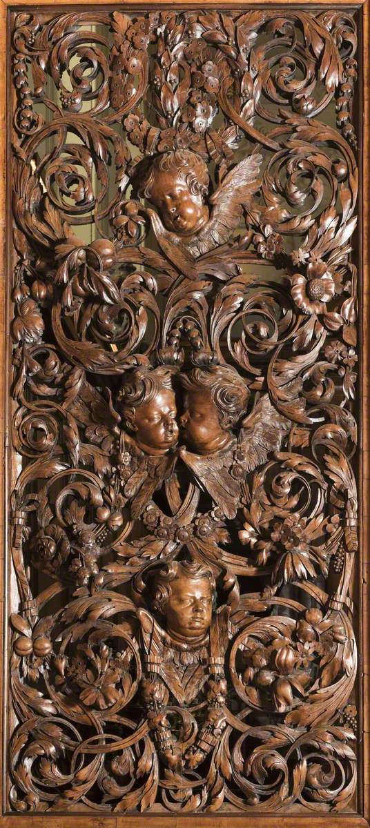 Screen with Cherubs