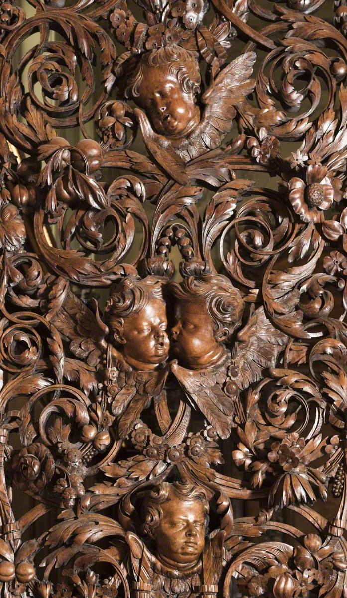 Screen with Cherubs