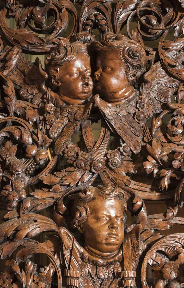 Screen with Cherubs