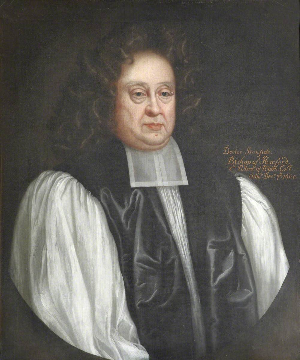 Gilbert Ironside (1632–1701), Scholar, Fellow (1656), Warden (1665–1689), Bishop of Bristol (1689), and Hereford (1691)