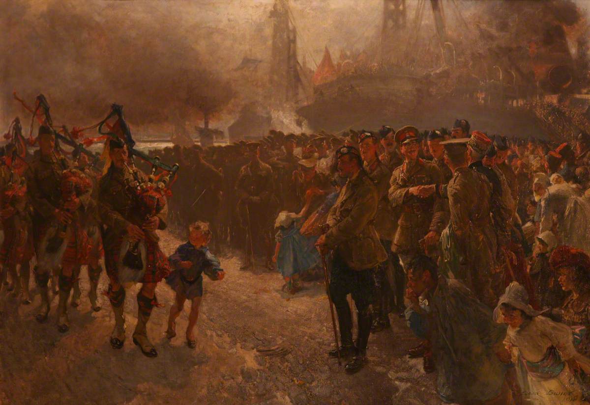 The Landing of the First Canadian Contingent at Saint-Nazaire, France