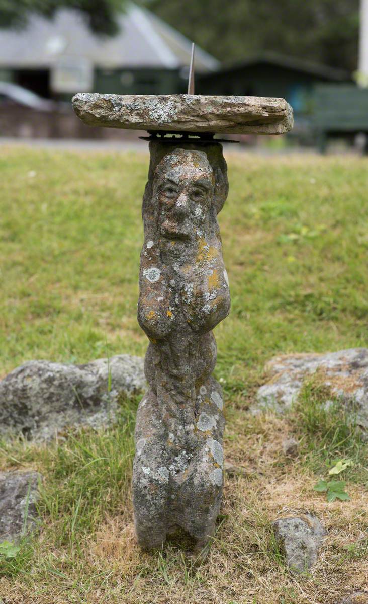 Figure Supporting Sundial