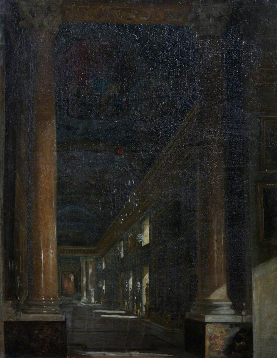 An Interior of the Colonna Gallery, Rome
