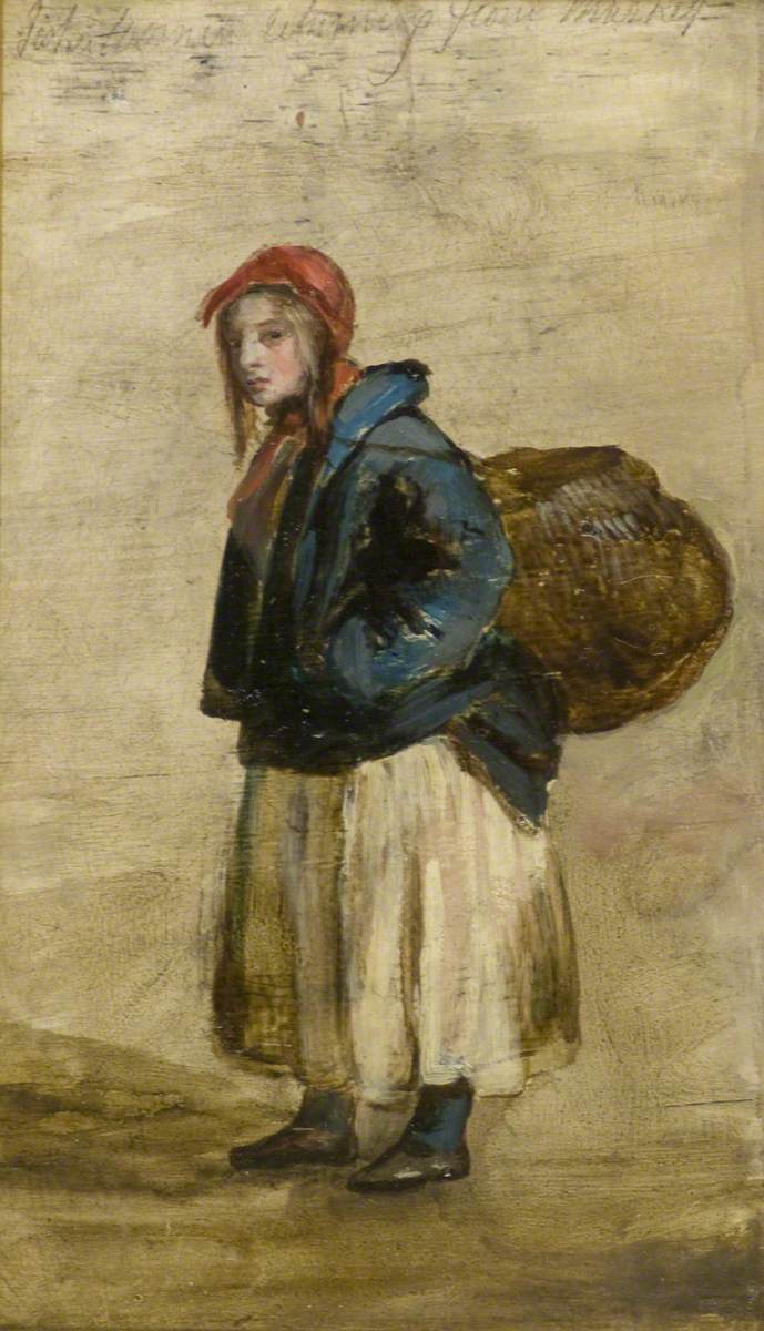 Fisherwoman Returning from Market