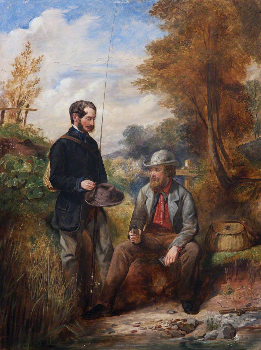 The Artist Fishing with His Brother, R. M. Ballantyne