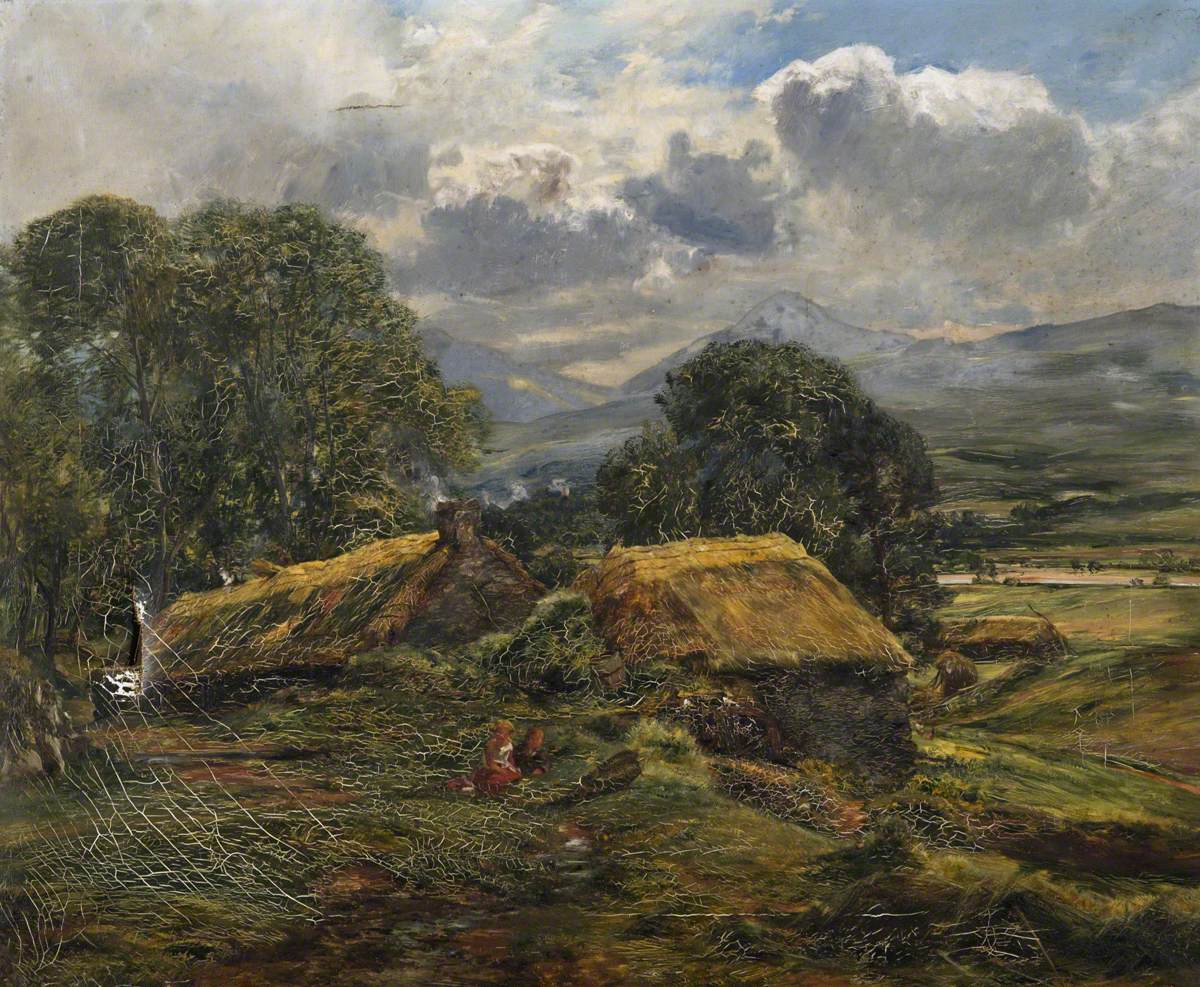 Highland Landscape with Crofts
