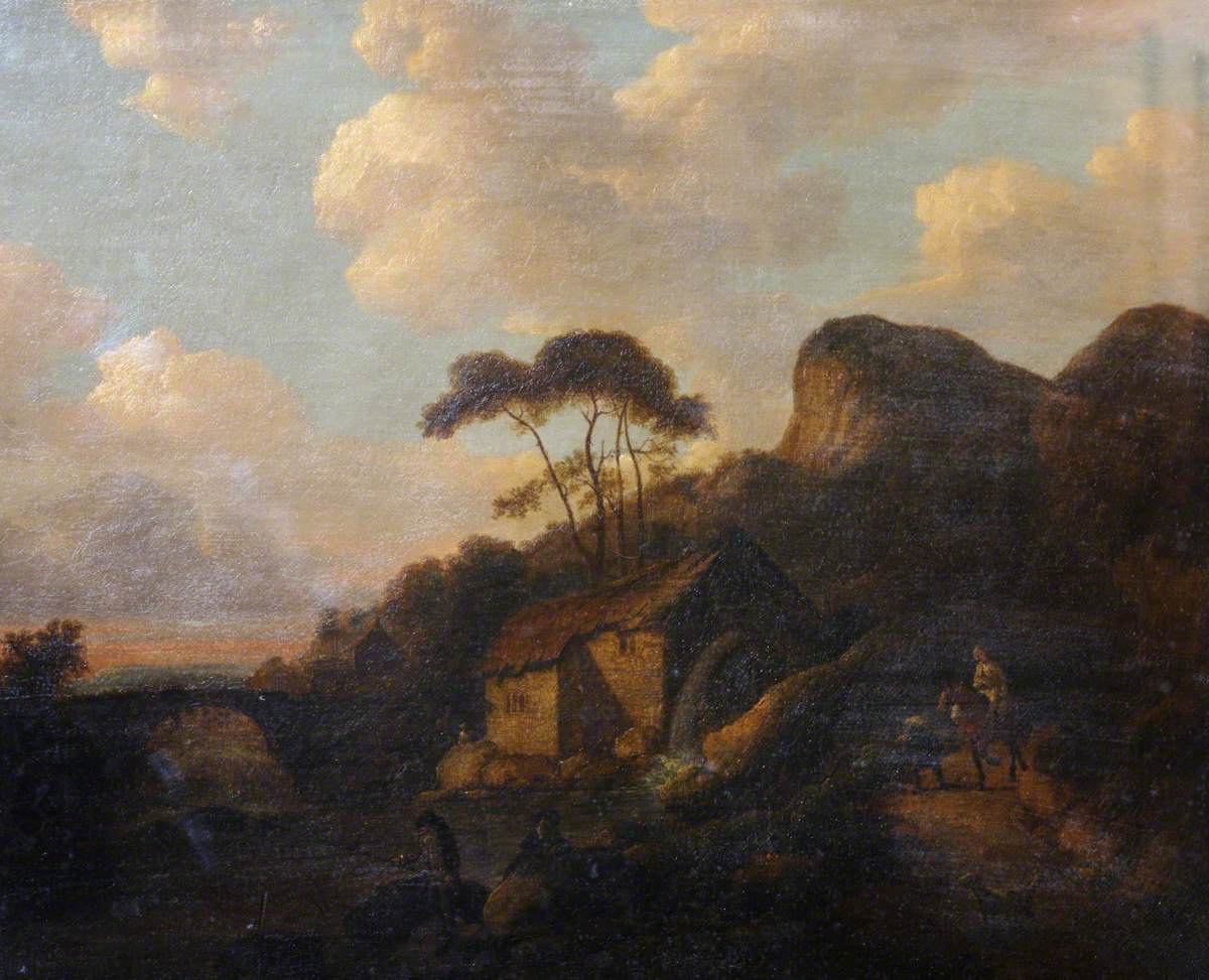 Landscape with a Fisherman