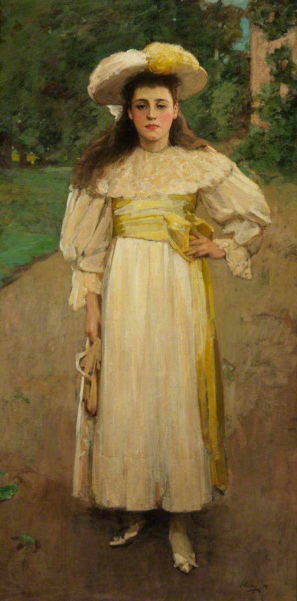 Portrait of a Girl in White