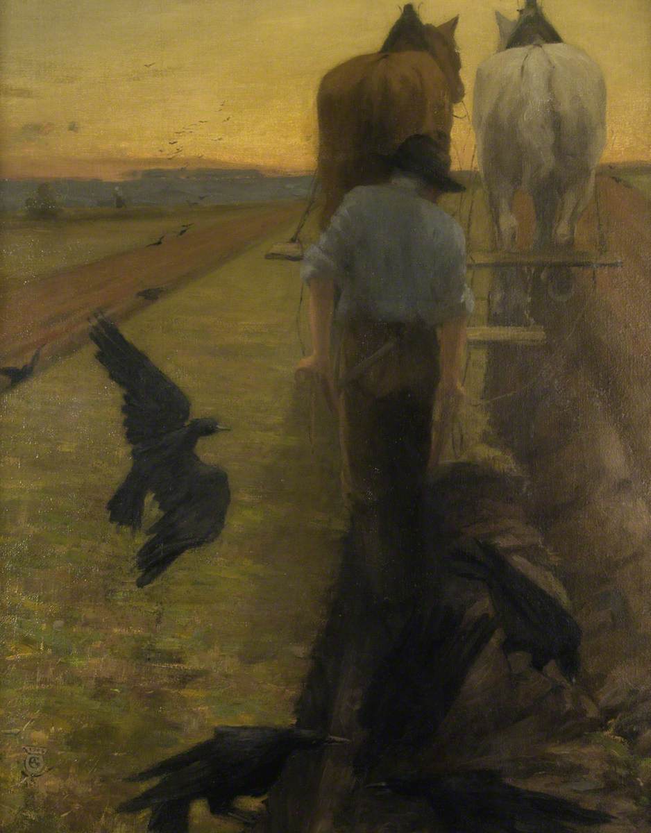 Ploughman and Crows