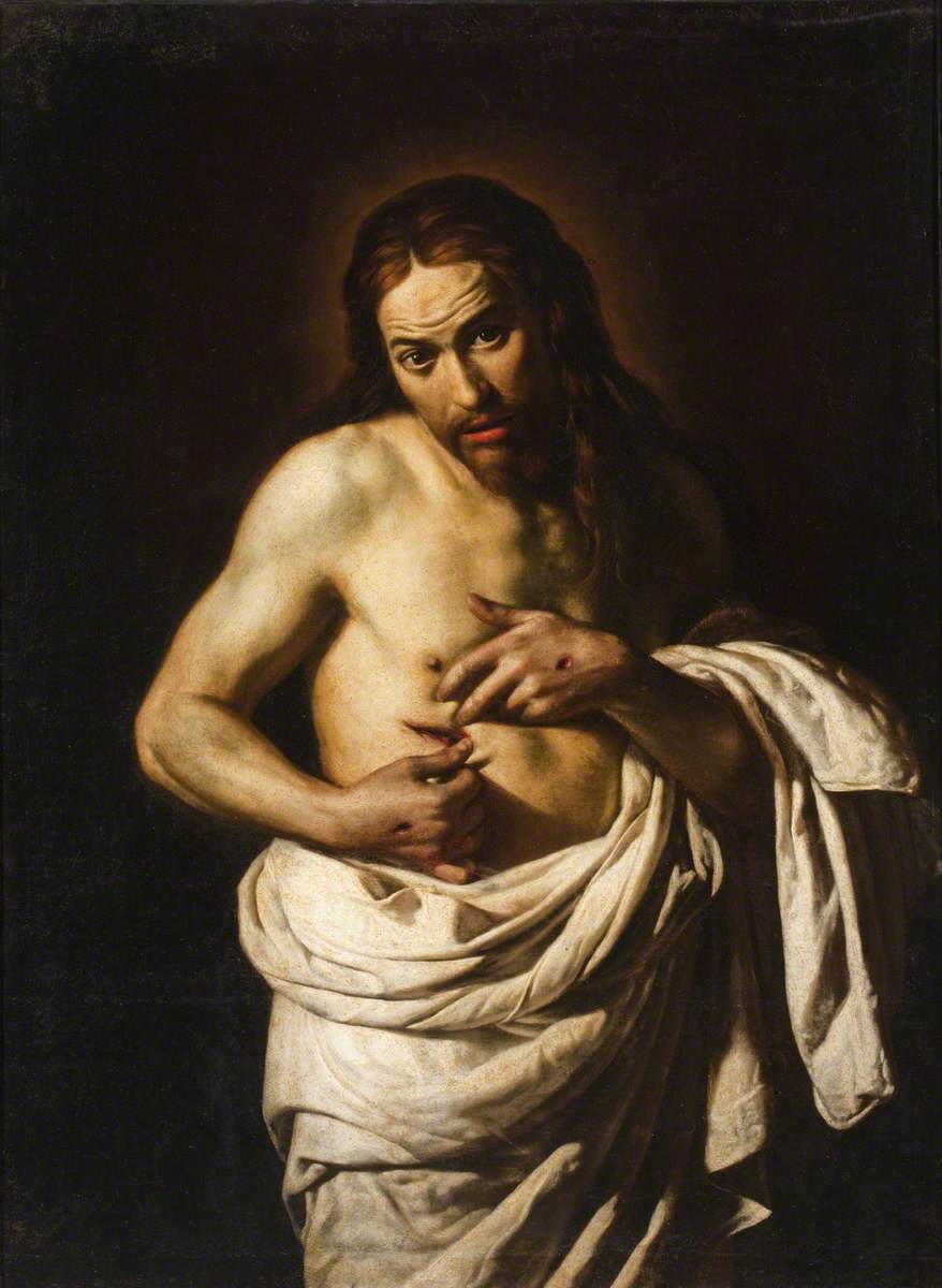 Christ Displaying His Wounds