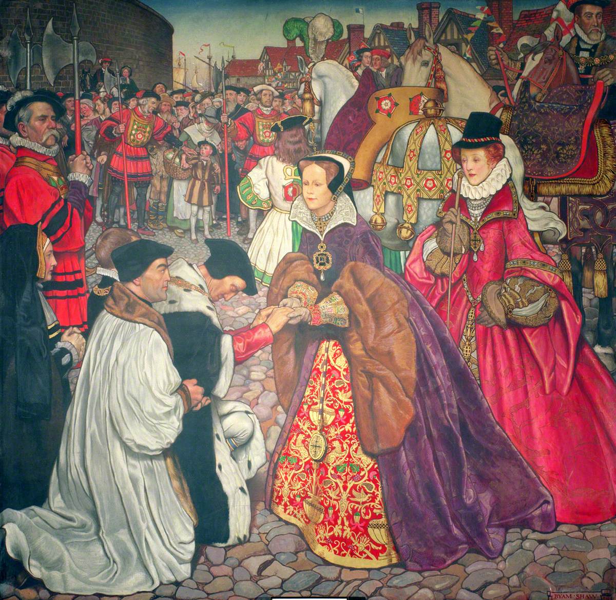 The Entrance of Mary I with Princess Elizabeth into London, 1553