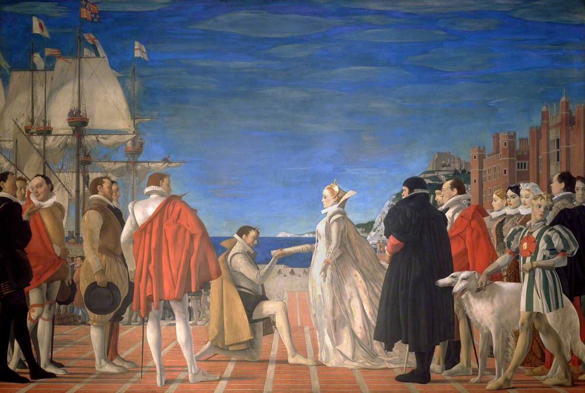 Elizabeth I Commissions Raleigh to Sail for America, 1584