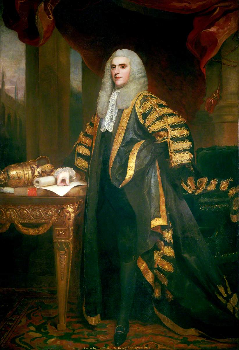 1st Viscount Sidmouth (1757–1844), Speaker