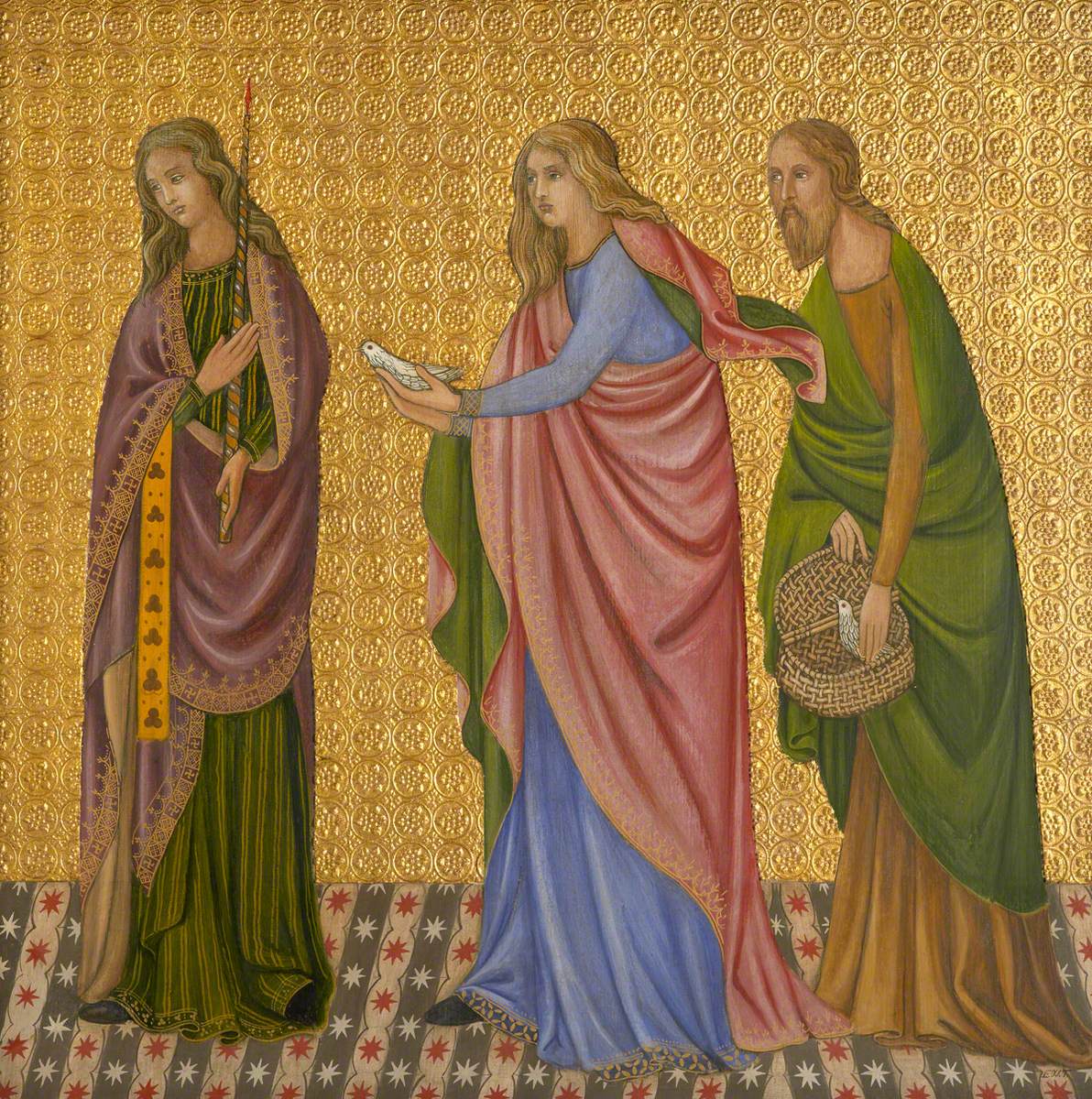 medieval paintings of women