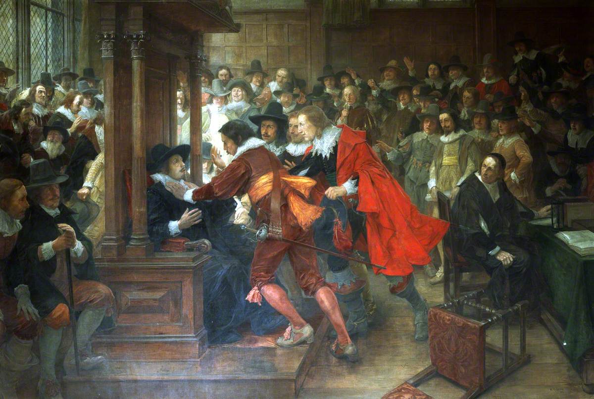 House of Commons, 1628–1629, Speaker Finch Held by Holles and Valentine