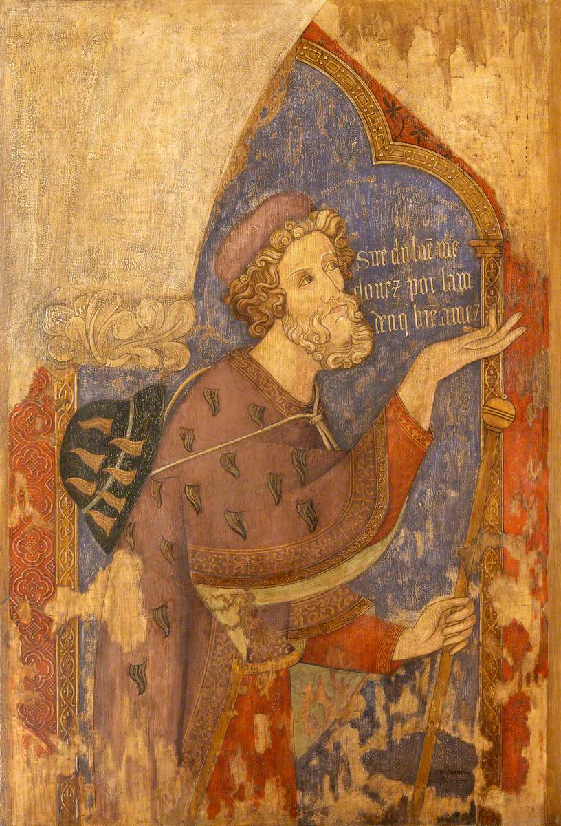 Reconstruction of Medieval Mural Painting, Saint John