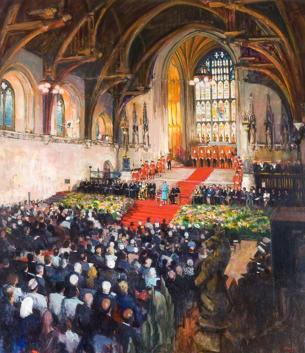 Opening of I. P. U. Centenary Conference in Westminster Hall, 1989