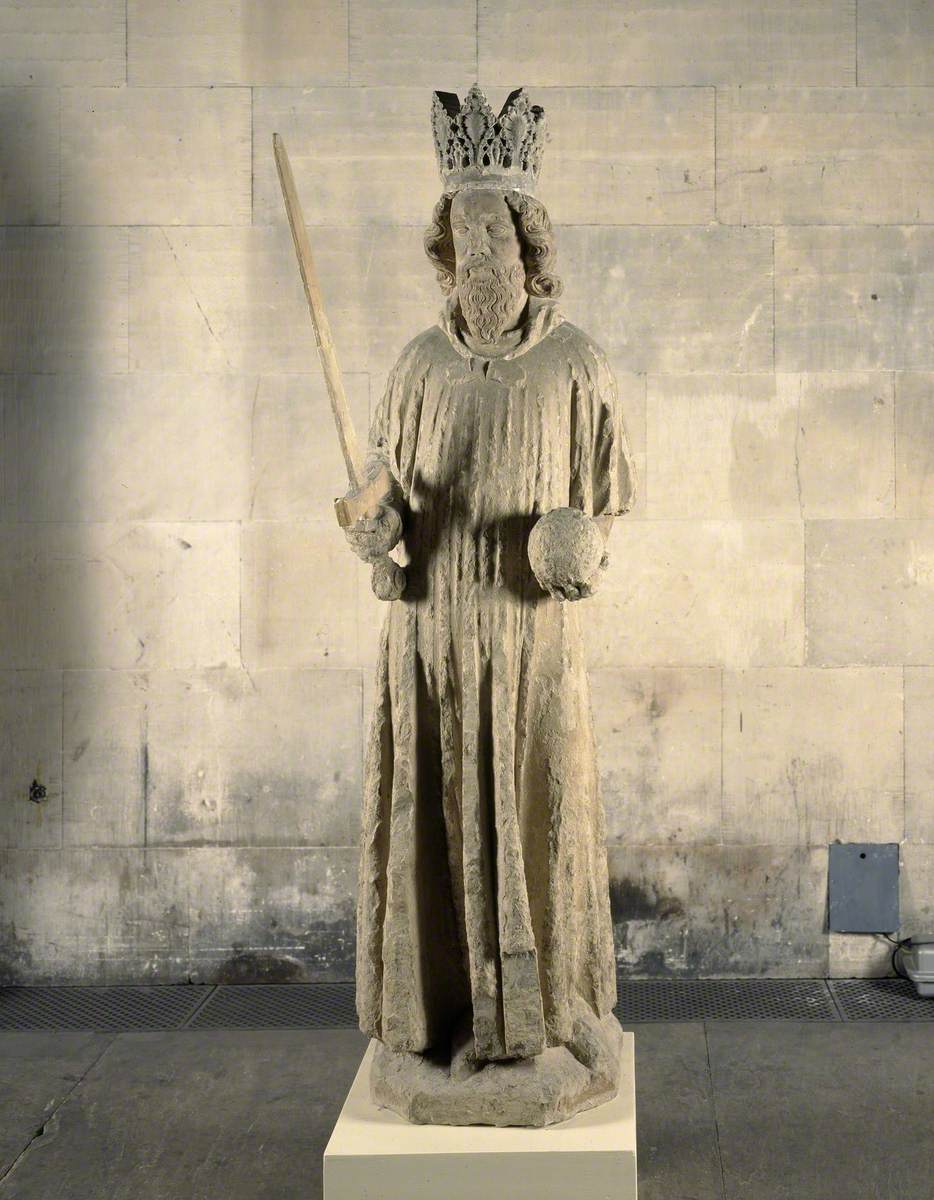 Mediaeval King in Westminster Hall