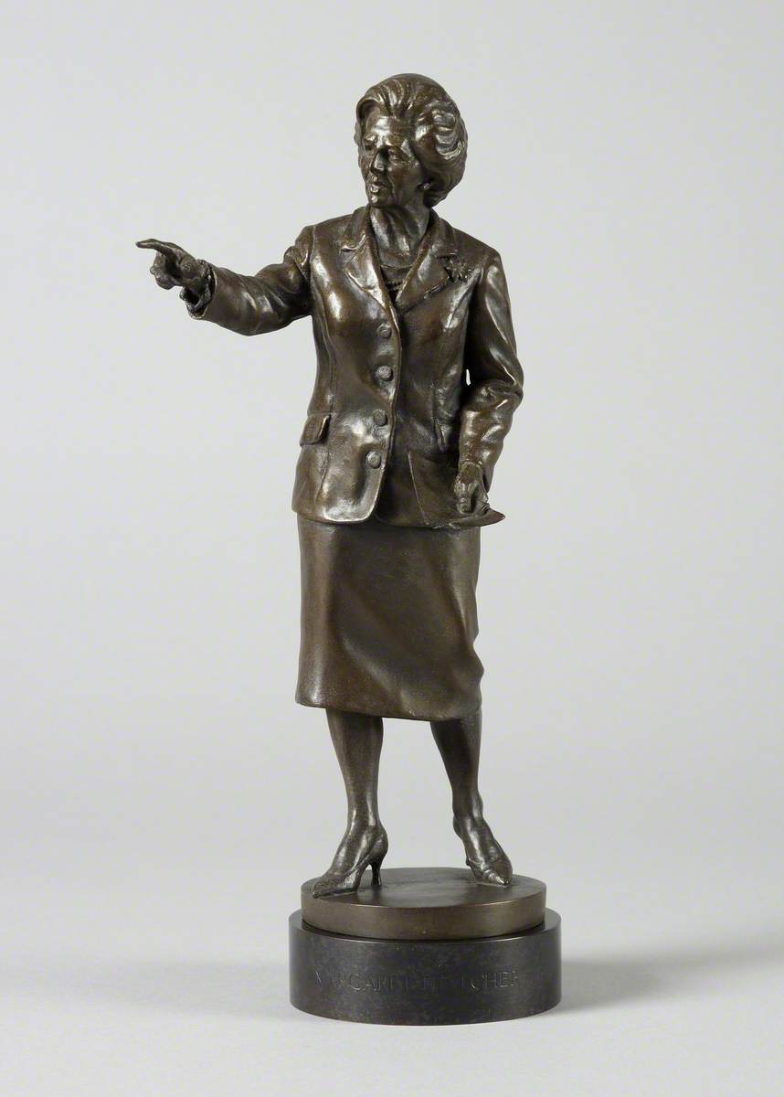 Maquette of Baroness Thatcher (1925–2013)