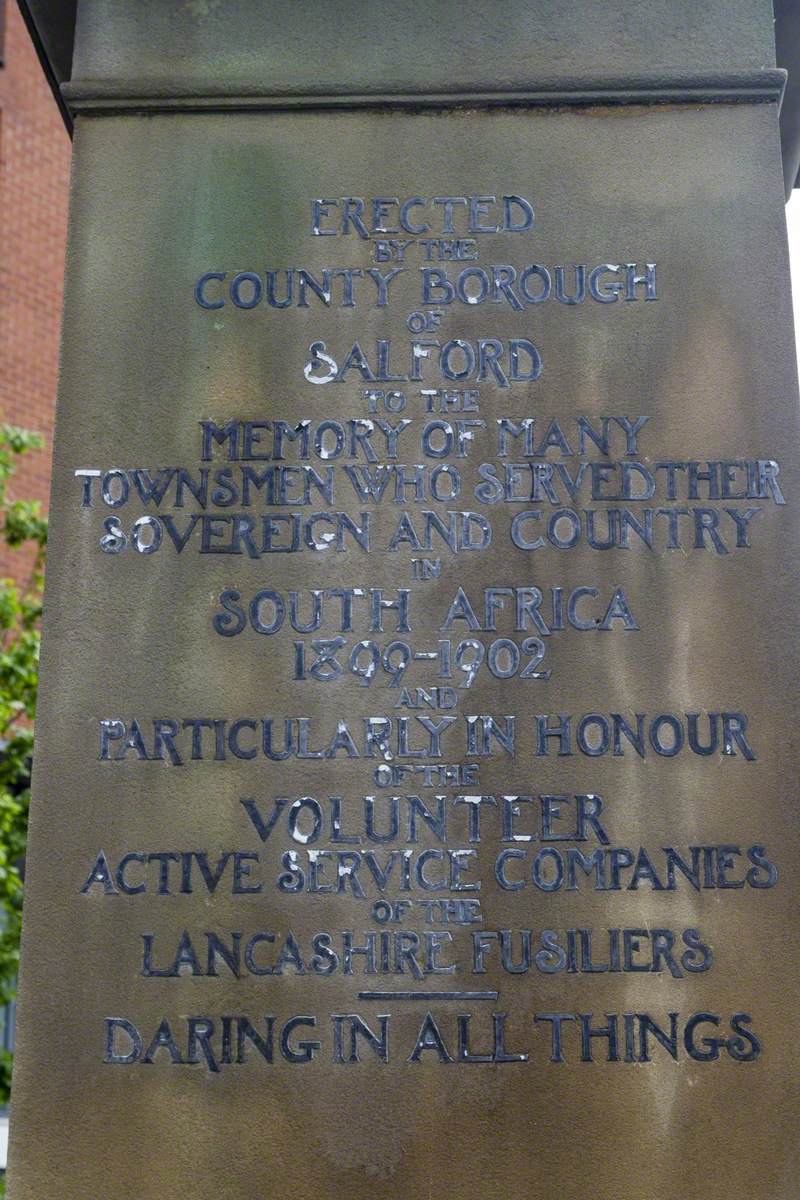 Salford and Lancashire Fusiliers Boer War Memorial