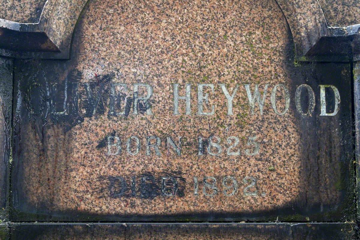 Memorial to Oliver Heywood (1825–1892)